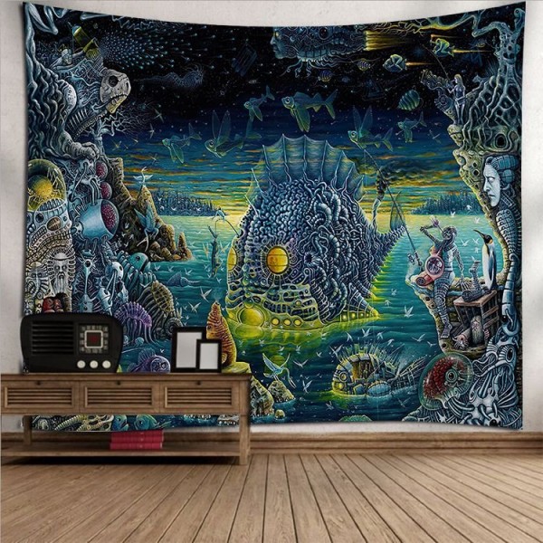 Fish - 145*130cm - Printed Tapestry UK
