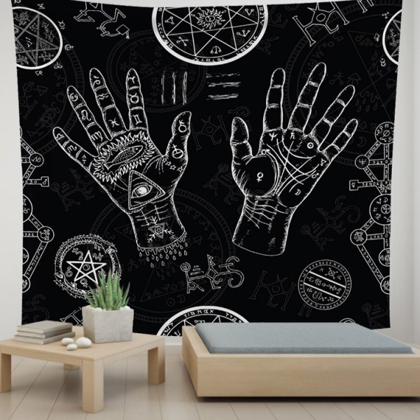 Hamsa hand - 145*130cm - Printed Tapestry UK
