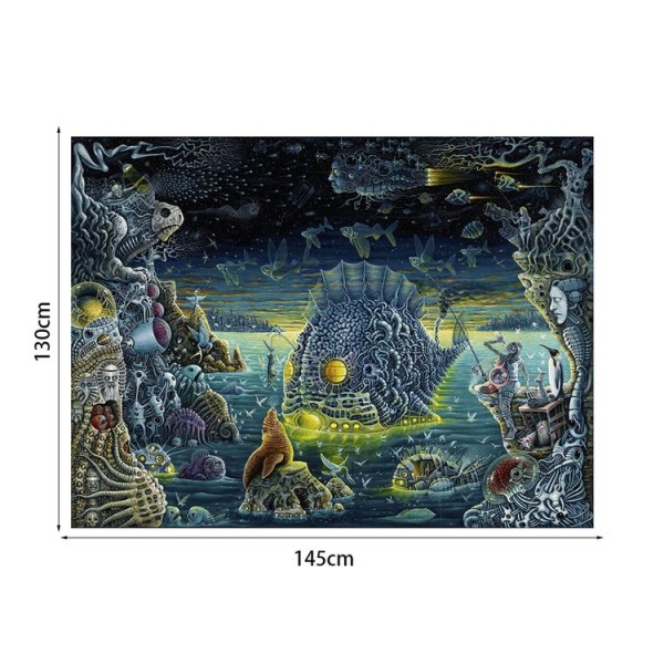 Fish - 145*130cm - Printed Tapestry UK