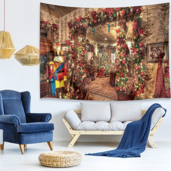 Christmas Walnut - 145*130cm - Printed Tapestry UK