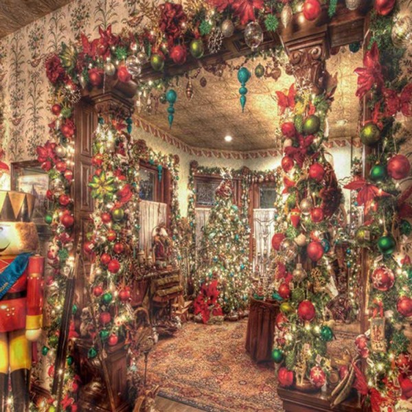 Christmas Walnut - 145*130cm - Printed Tapestry UK