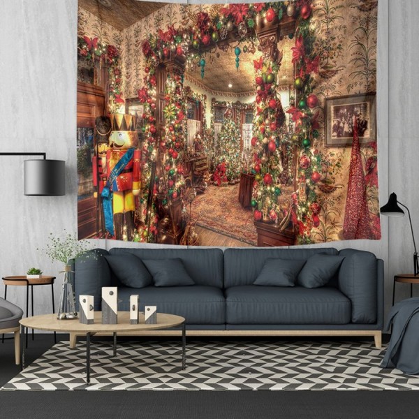 Christmas Walnut - 145*130cm - Printed Tapestry UK