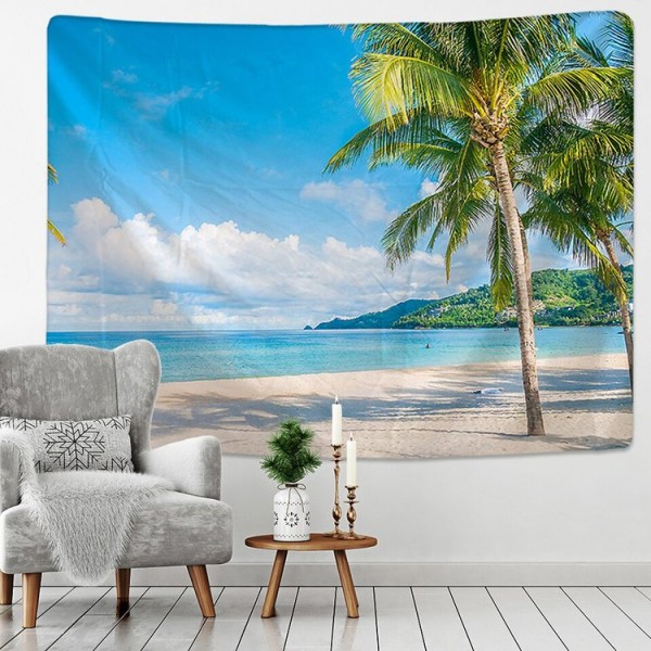 Seaside Scenery - 145*130cm - Printed Tapestry UK