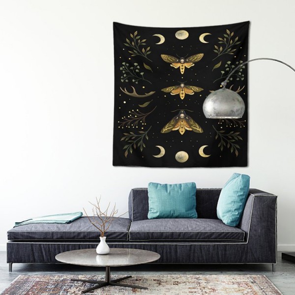 Moth - 145*130cm - Printed Tapestry UK