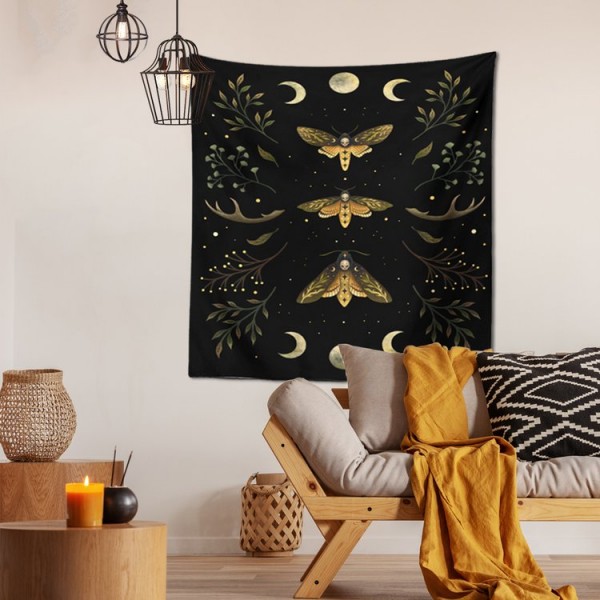 Moth - 145*130cm - Printed Tapestry UK