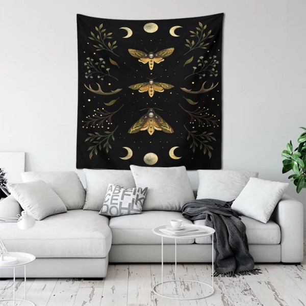 Moth - 145*130cm - Printed Tapestry UK