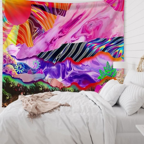 Mountain River - 145*130cm - Printed Tapestry UK