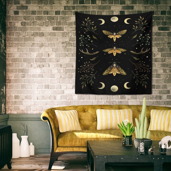 Moth - 145*130cm - Printed Tapestry UK