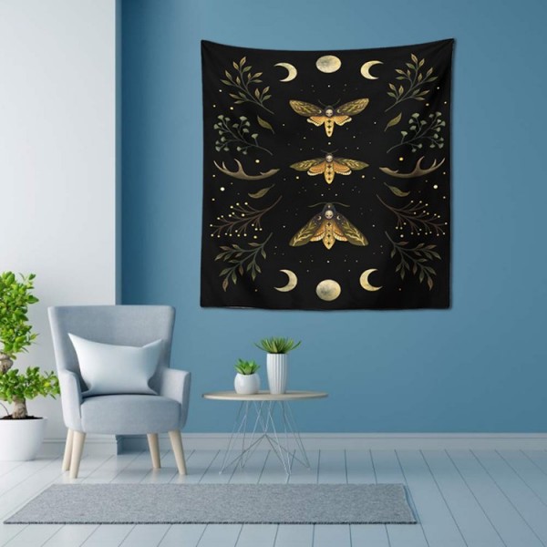 Moth - 145*130cm - Printed Tapestry UK