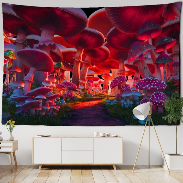 Mushroom - 145*130cm - Printed Tapestry UK