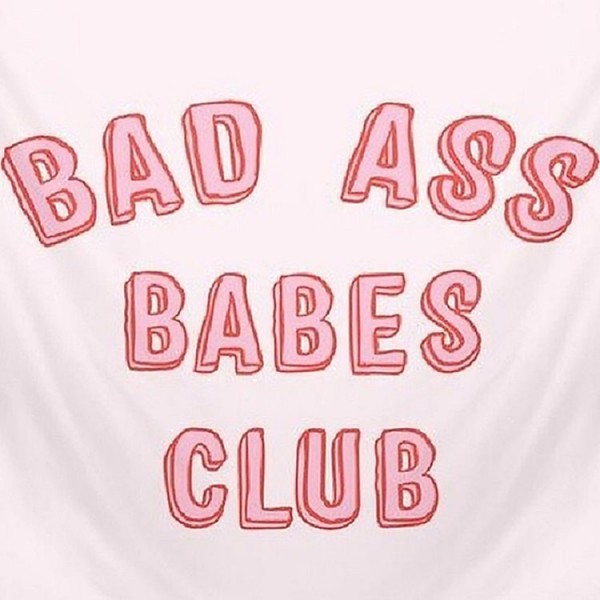 Pink Letter - 145*130cm - Printed Tapestry UK