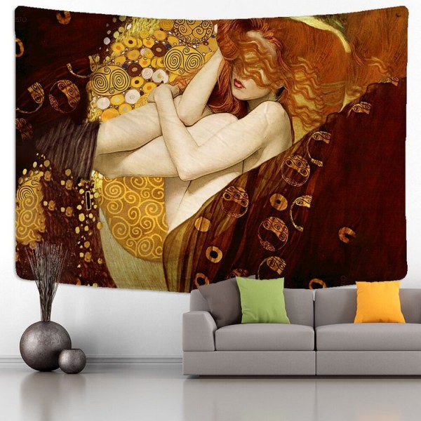 Frizzy Woman - 145*130cm - Printed Tapestry UK