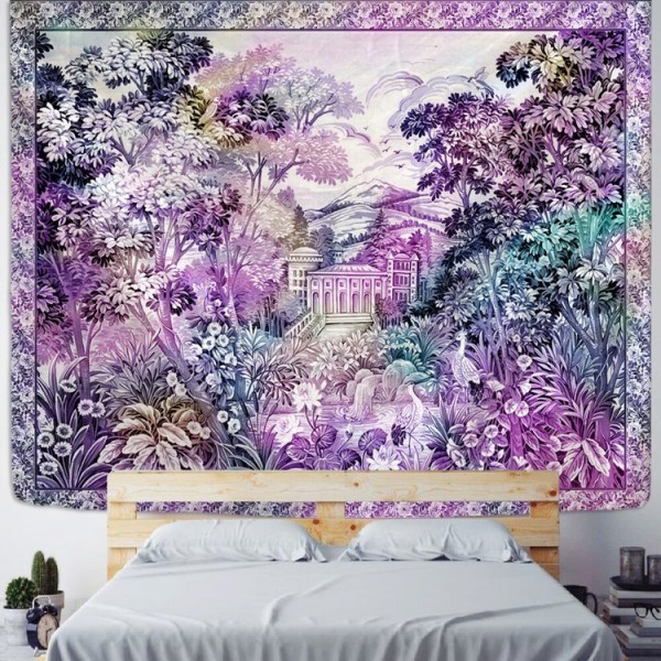Antique House - 145*130cm - Printed Tapestry UK