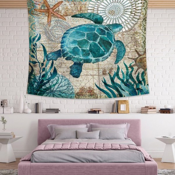 Turtle - 145*130cm - Printed Tapestry UK