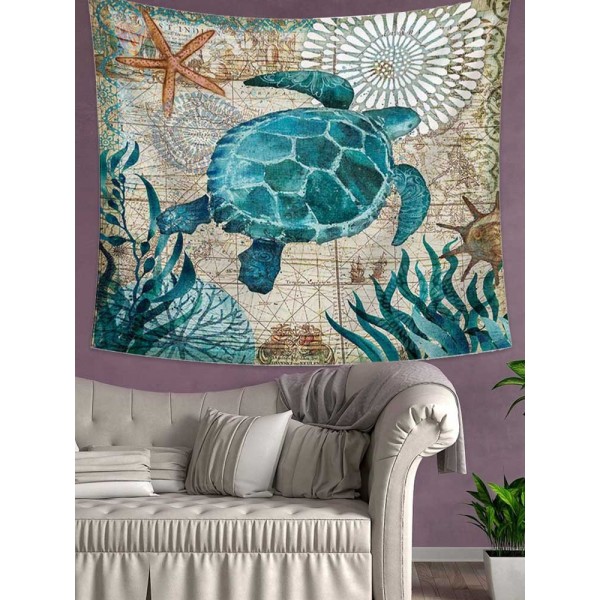 Turtle - 145*130cm - Printed Tapestry UK
