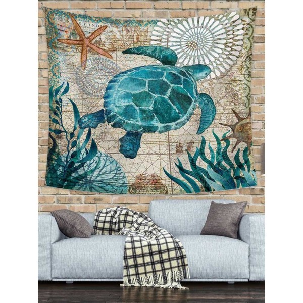 Turtle - 145*130cm - Printed Tapestry UK