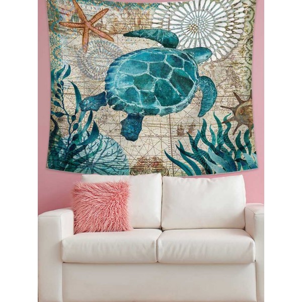 Turtle - 145*130cm - Printed Tapestry UK