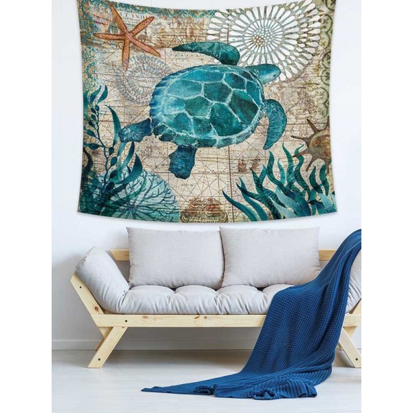 Turtle - 145*130cm - Printed Tapestry UK