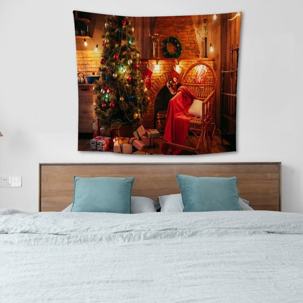 Christmas Night - 145*130cm - Printed Tapestry UK