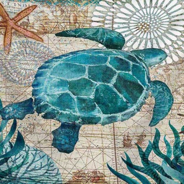 Turtle - 145*130cm - Printed Tapestry UK