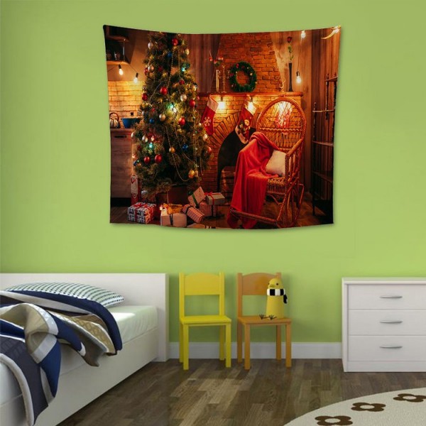 Christmas Night - 145*130cm - Printed Tapestry UK
