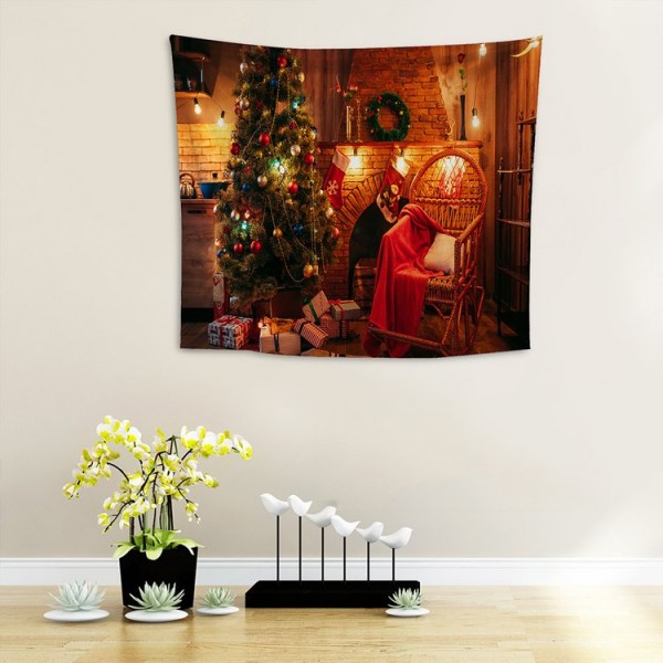 Christmas Night - 145*130cm - Printed Tapestry UK