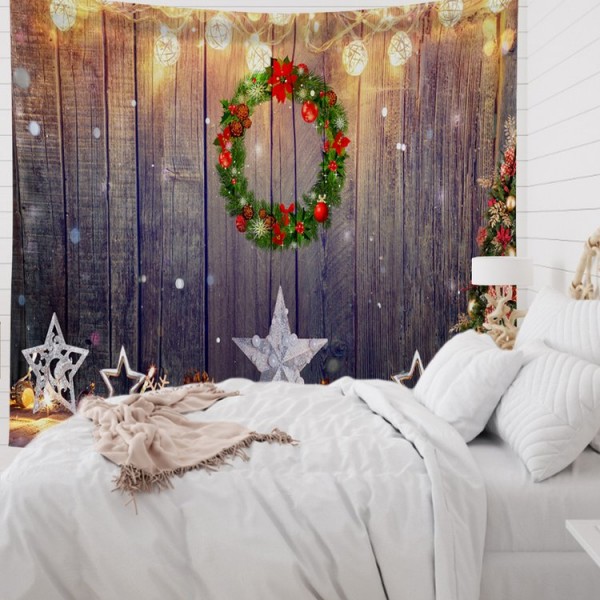 Christmas Wreath Sandy - 145*130cm - Printed Tapestry UK