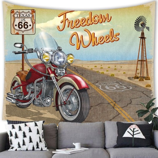 Motorcycle - 145*130cm - Printed Tapestry UK