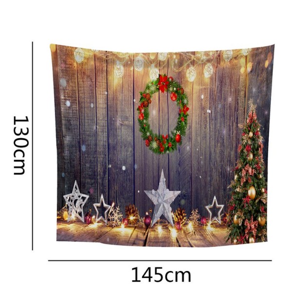 Christmas Wreath Sandy - 145*130cm - Printed Tapestry UK