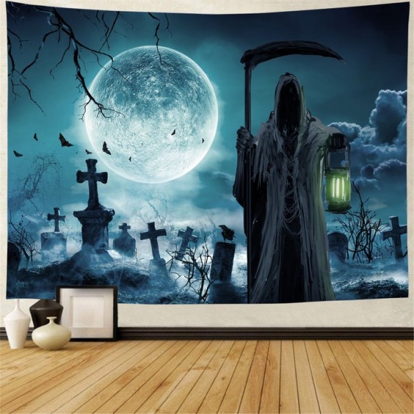 Graveyard Death  - 145*130cm - Printed Tapestry UK