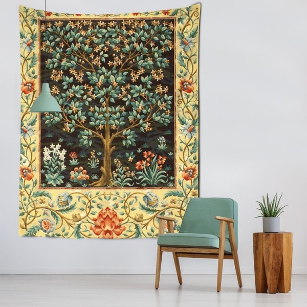 Vine Tree - 130*145cm - Printed Tapestry UK