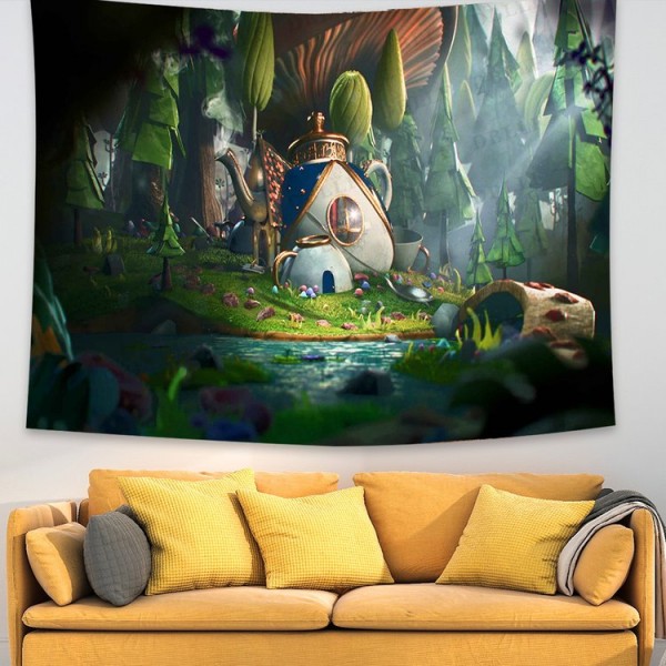 House - 145*130cm - Printed Tapestry UK