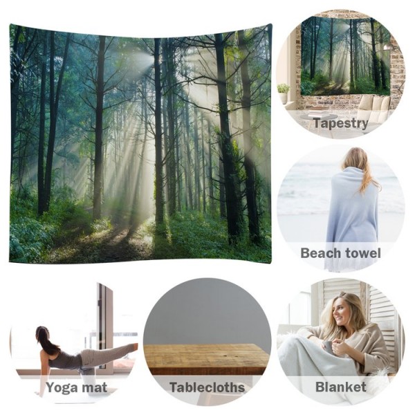 Morning Woods - 145*130cm - Printed Tapestry UK