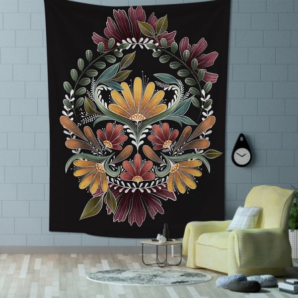 Flower - 130*145cm - Printed Tapestry UK