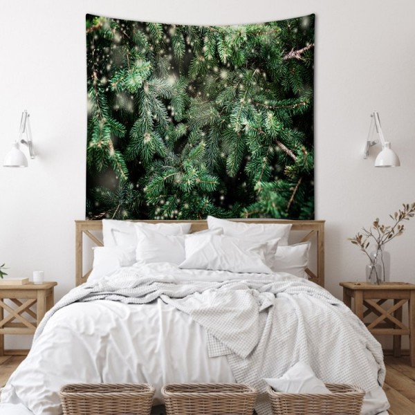 Christmas Leaves - 145*130cm - Printed Tapestry UK
