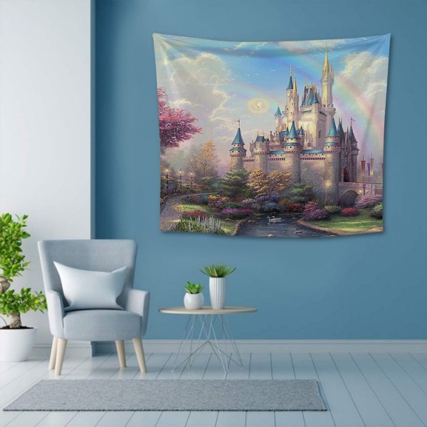 Fantasy Castle - 145*130cm - Printed Tapestry UK
