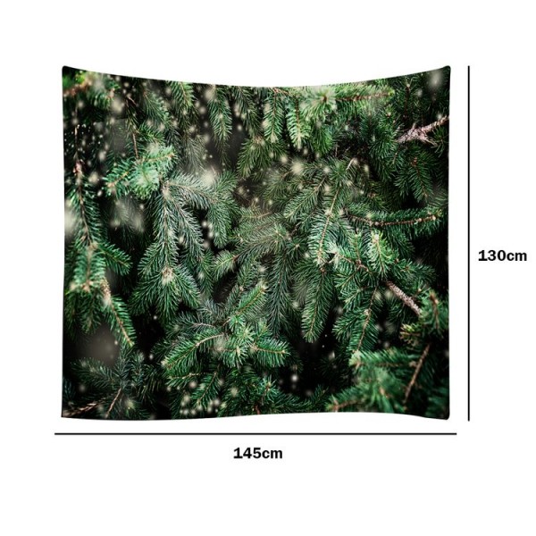 Christmas Leaves - 145*130cm - Printed Tapestry UK