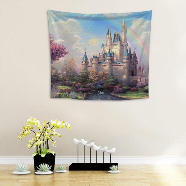 Fantasy Castle - 145*130cm - Printed Tapestry UK