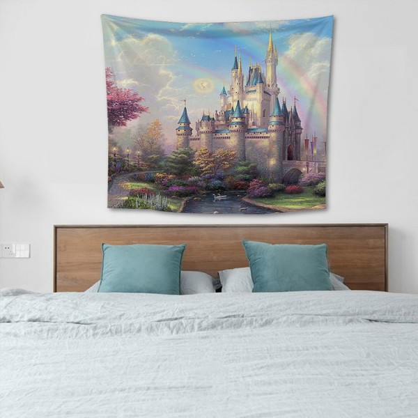 Fantasy Castle - 145*130cm - Printed Tapestry UK
