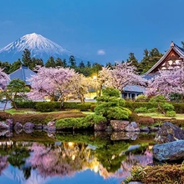 Sakura Yoga - 145*130cm - Printed Tapestry UK