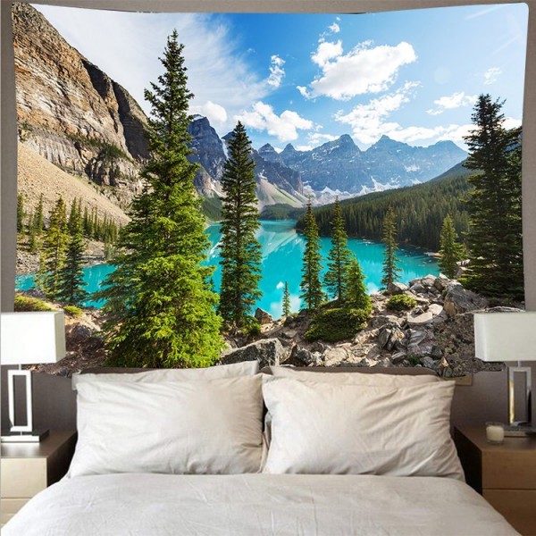 Mountain Tree - 145*130cm - Printed Tapestry UK