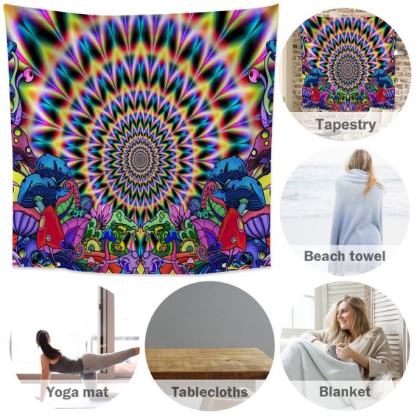 Mushroom - 100*75cm - Printed Tapestry UK