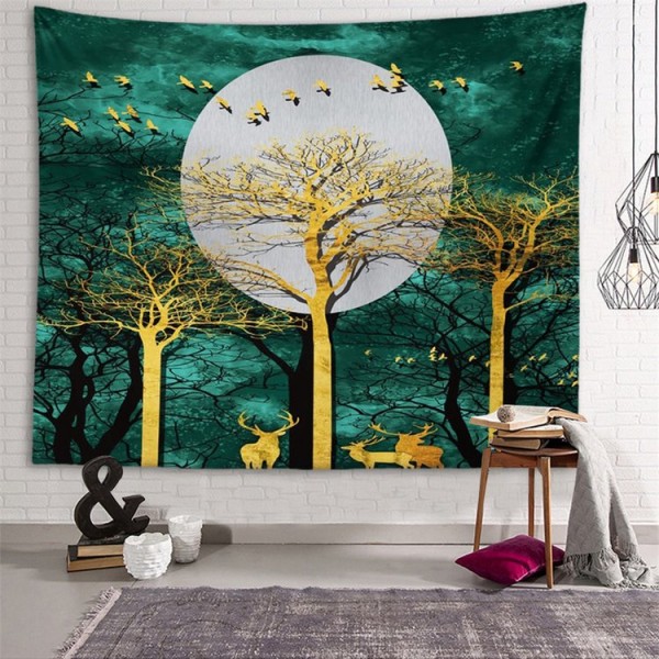 Night Scene - 145*130cm - Printed Tapestry UK
