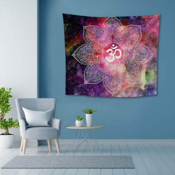 Flower Pattern - 145*130cm - Printed Tapestry UK