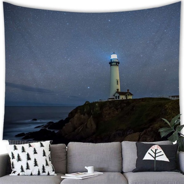 Lighthouse - 145*130cm - Printed Tapestry UK