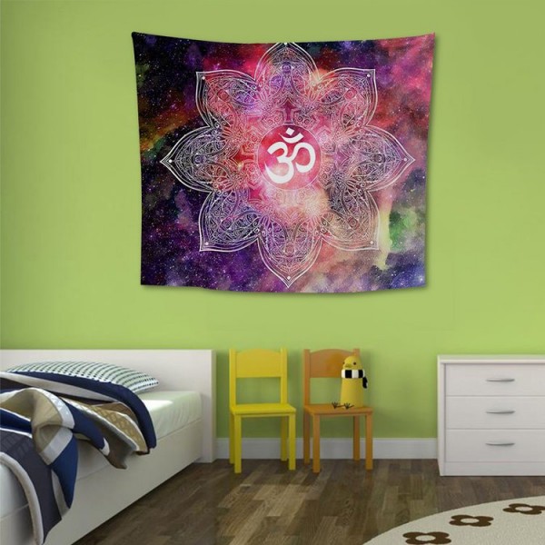 Flower Pattern - 145*130cm - Printed Tapestry UK