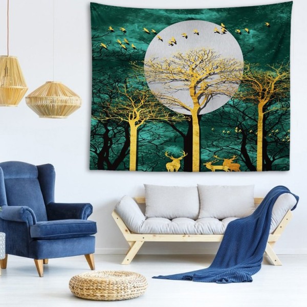 Night Scene - 145*130cm - Printed Tapestry UK