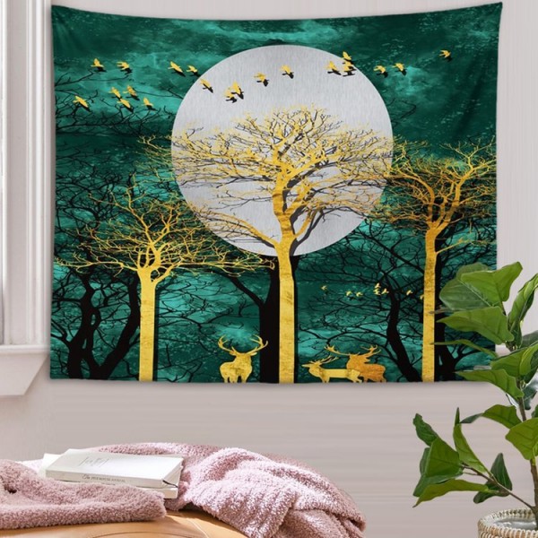 Night Scene - 145*130cm - Printed Tapestry UK