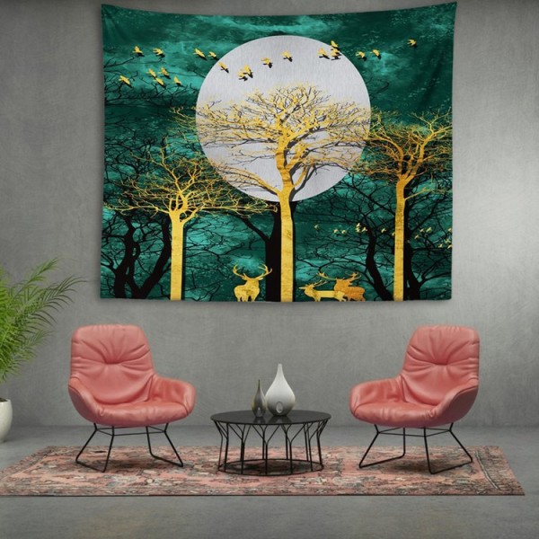 Night Scene - 145*130cm - Printed Tapestry UK