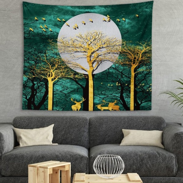 Night Scene - 145*130cm - Printed Tapestry UK